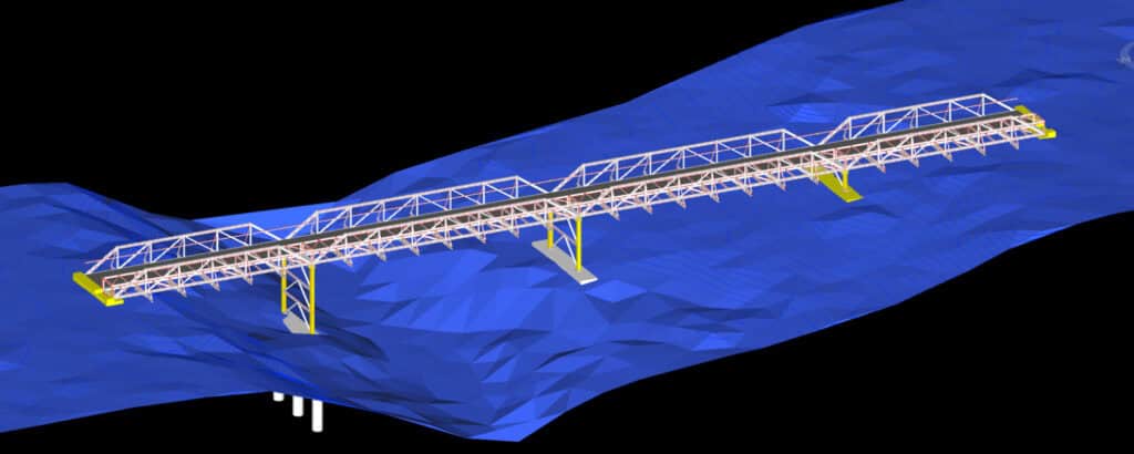 Design of oaky creek’s capital bridge