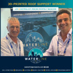 L-R: Lou from Australia's Mining Monthly Magazine and Tim Strong, Waterline CEO