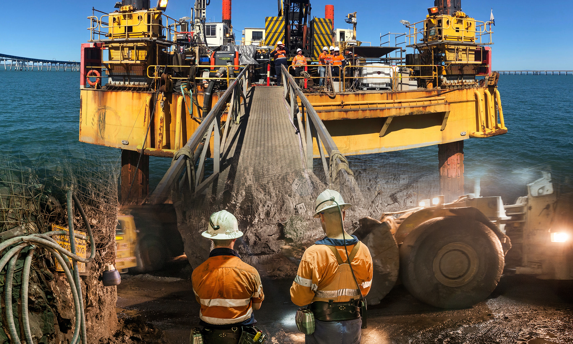 Our team supporting Qld Ports and Underground Mines