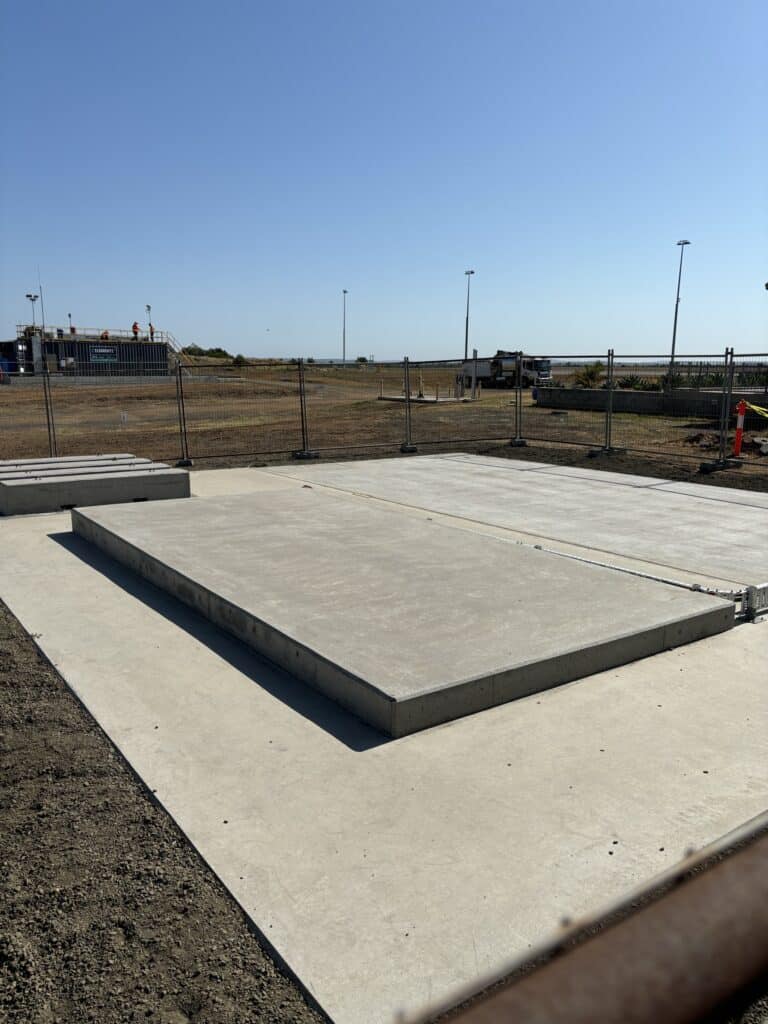 Moranbah Airport - Concrete slab