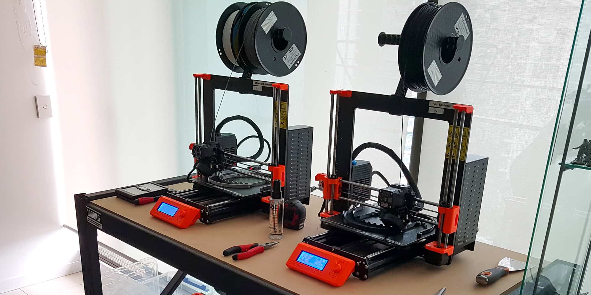 Waterline's 3D printers in action